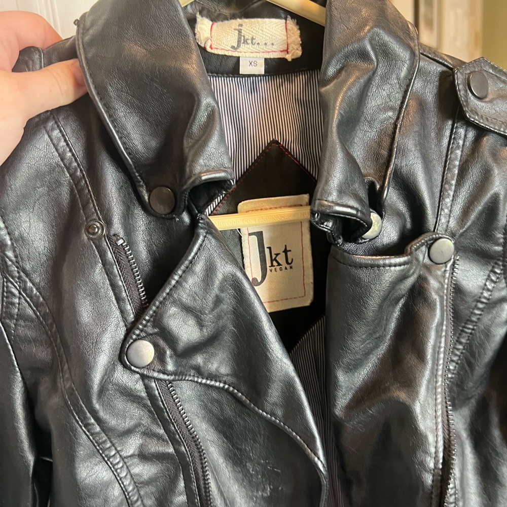 Anthropologie Vegan Leather Jacket - Picture 3 of 10